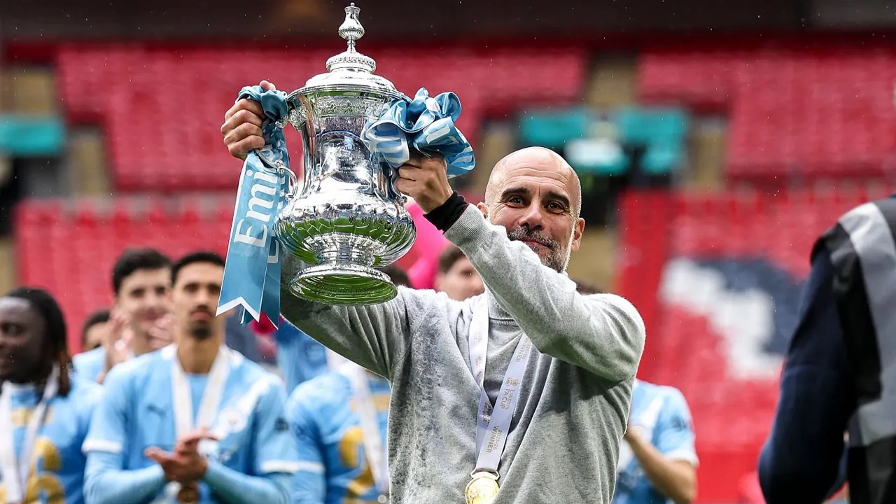 Pep Guardiola Puji Performa Manchester City Usai Jadi Juara Piala FA
