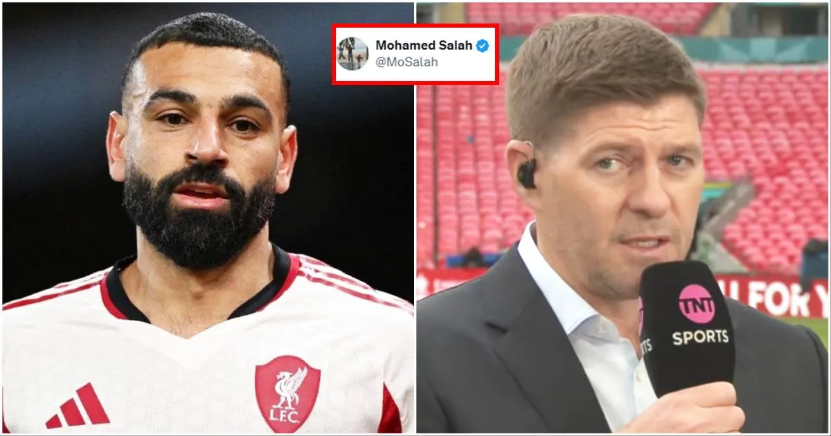 Reaksi Tajam Steven Gerrard Terhadap Kritik Mo Salah Usai Duel Villa vs Liverpool - sumber: (givemesport)