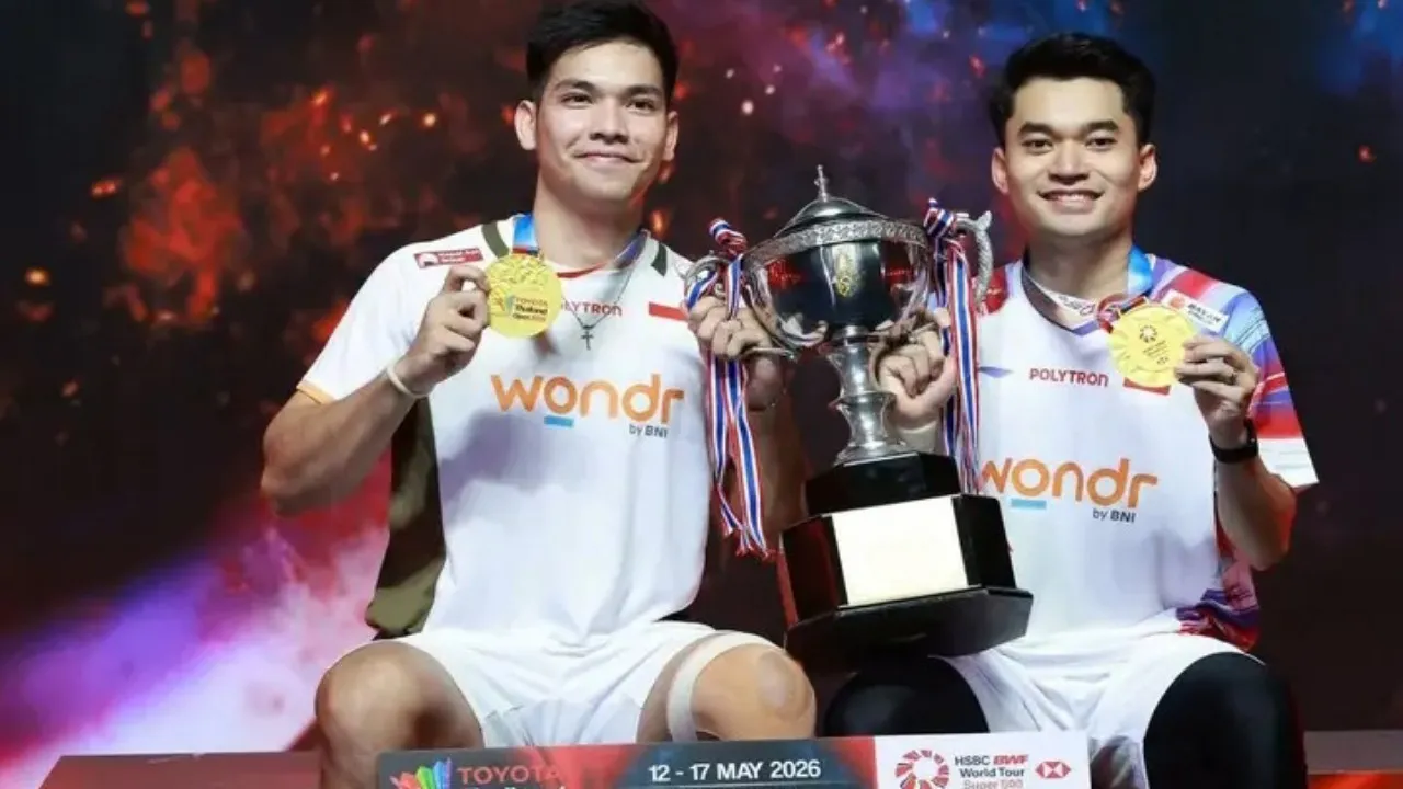 Sikat Unggulan 1 Satwik/Chirag, Leo/Daniel Kampiun Thailand Open 2026