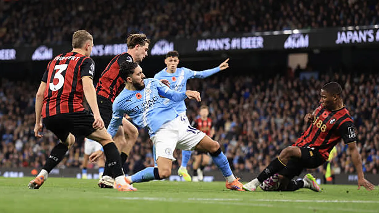 Catatan Statistik Jelang Laga Bournemouth vs Manchester City di Premier League