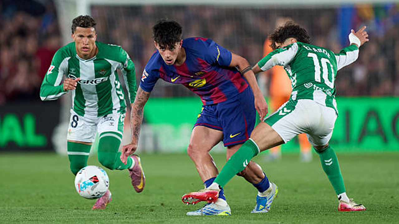 Hasil Pertandingan La Liga Spanyol: Barcelona 3-1 Real Betis