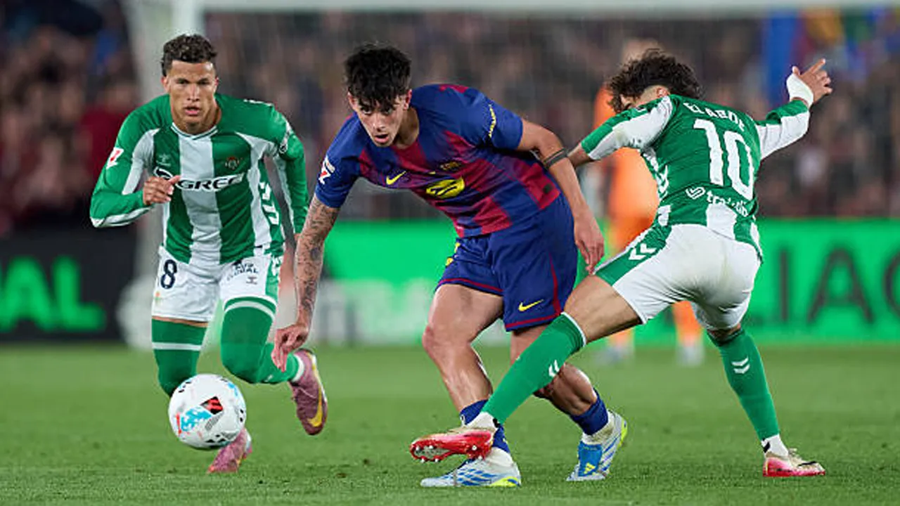 Hasil Pertandingan La Liga Spanyol: Barcelona 3-1 Real Betis