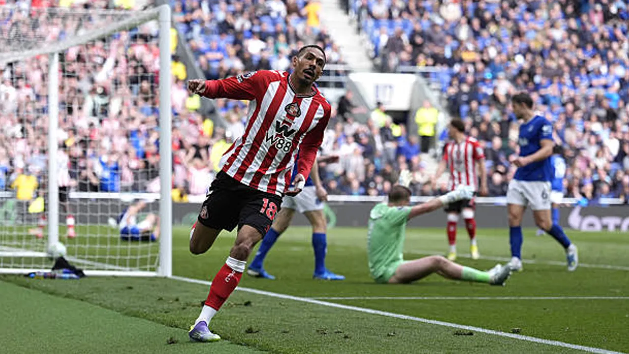 Hasil Pertandingan Premier League: Everton 1-3 Sunderland