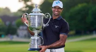 Juarai PGA Championship, Aaron Rai Hentikan Paceklik Lebih Dari Seabad