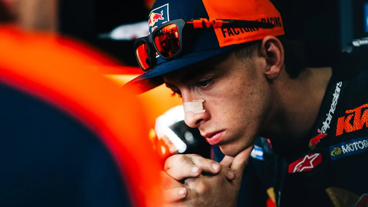 Pedro Acosta enggan komentari terlalu banyak jalannya GP Catalunya.