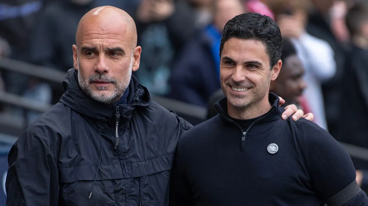 Arteta Pecahkan Rekor Usai Guardiola Tinggalkan Man City - sumber: (footballlondon)