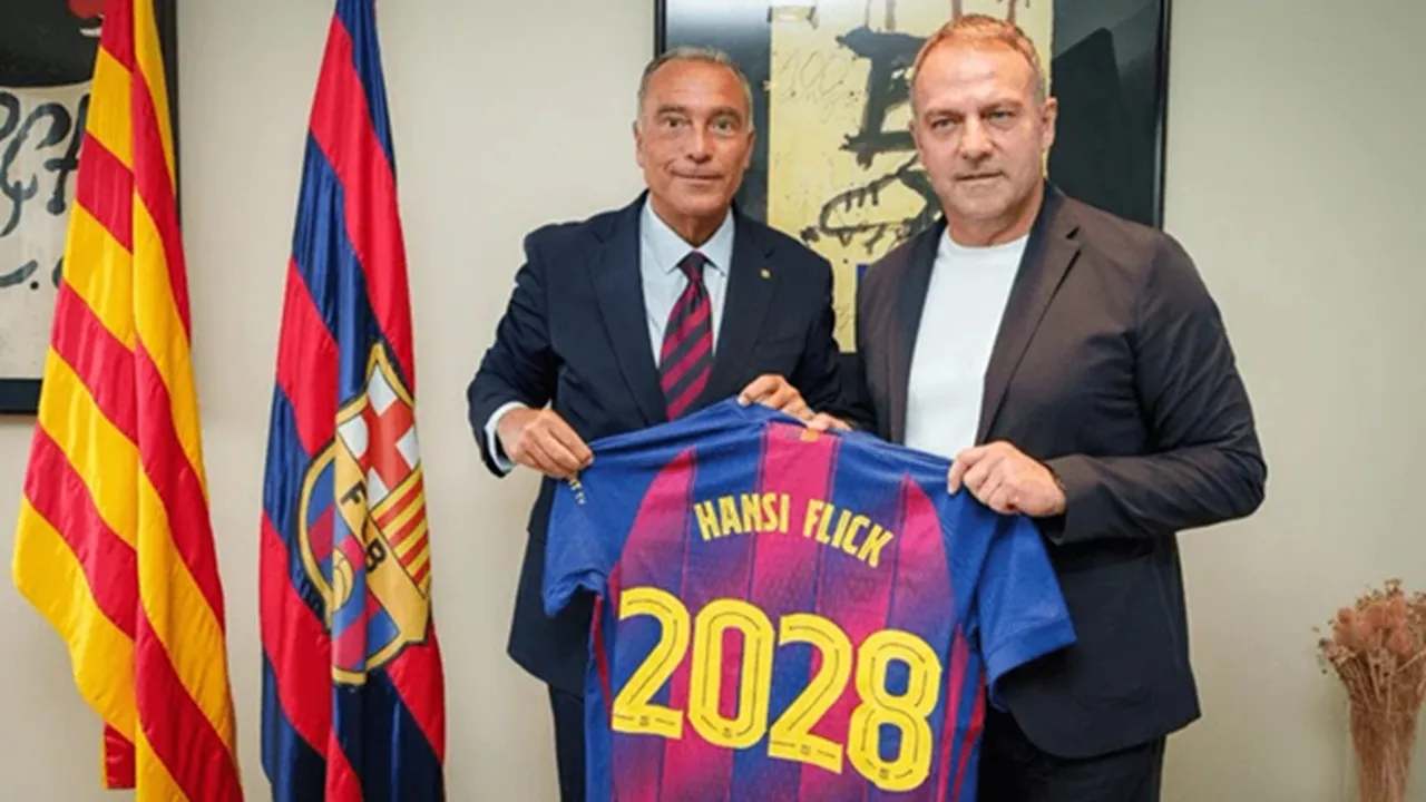 Hansi Flick Target Juara Liga Champions Bersama Barcelona