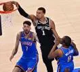 Spurs Menang Dramatis Atas Thunder di Dua Kali Overtime