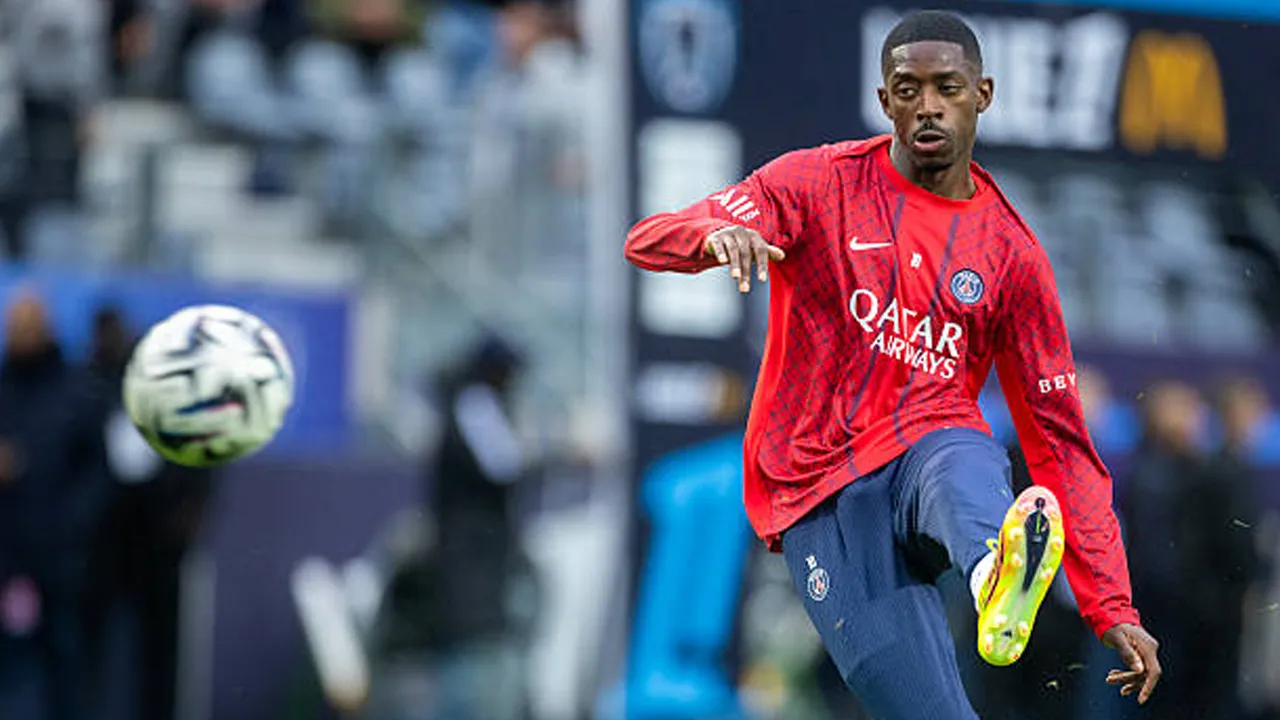 Kerja Keras, Intensitas Bertahan Ousmane Dembele Buat Luis Enrique Terkesan