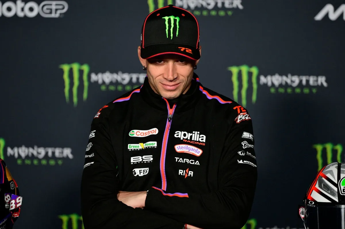 Monster Sponsor Utama Aprilia di MotoGP Mulai GP Italia - sumber: (motorsport)