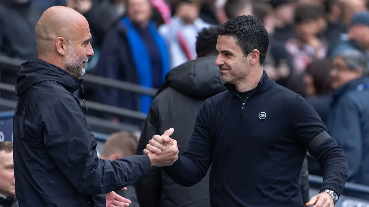 Telepon Arteta ke Guardiola Ungkap Kepemimpinan Arsenal - sumber: (footballlondon)