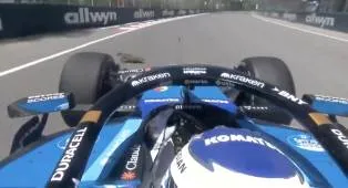 Kerusakan Mobil Williams Akibat Insiden Albon Tabrak Marmot