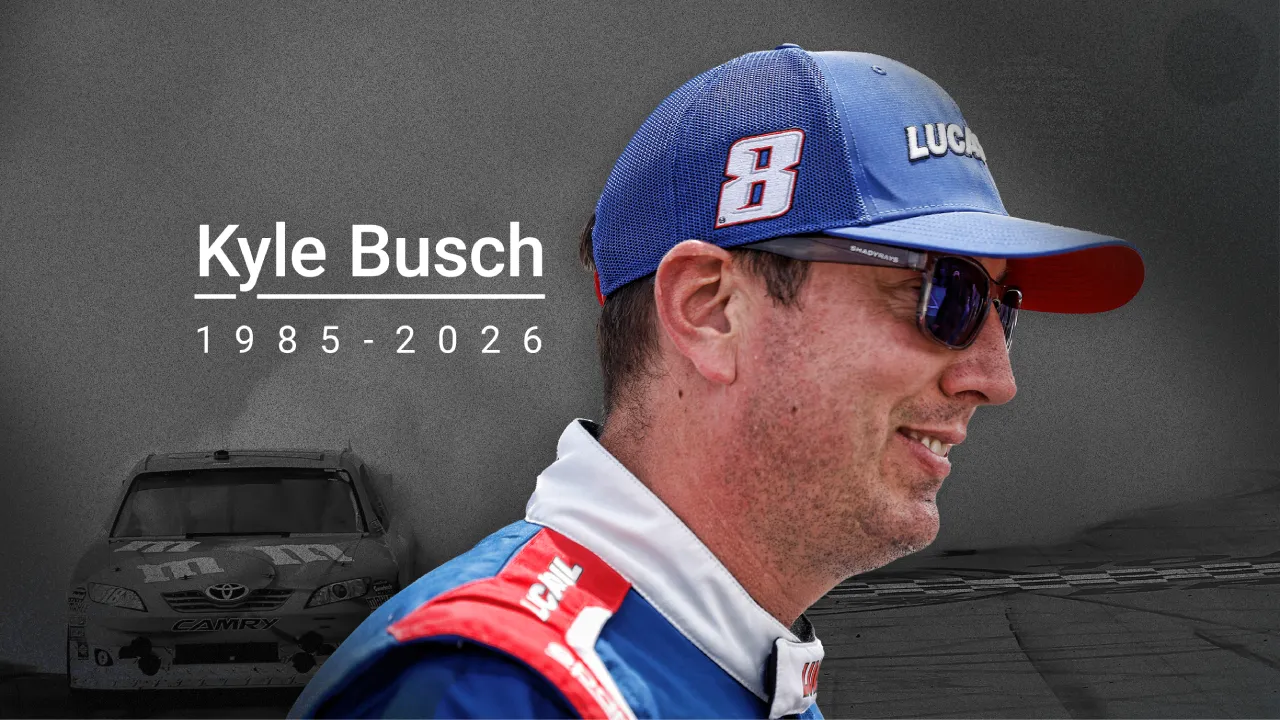 Kyle Busch meninggal dunia setelah sempat menjalani perawatan di rumah sakit akibat sakit serius, hanya tiga hari sebelum dijadwalkan tampil pada balapan Coca-Cola 600. (Foto: AP)
