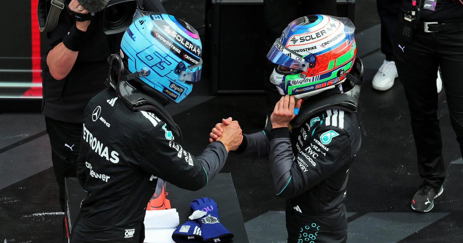 George Russell Lega Usai Perseteruan dengan Kimi Antonelli - sumber: (racingnews365)