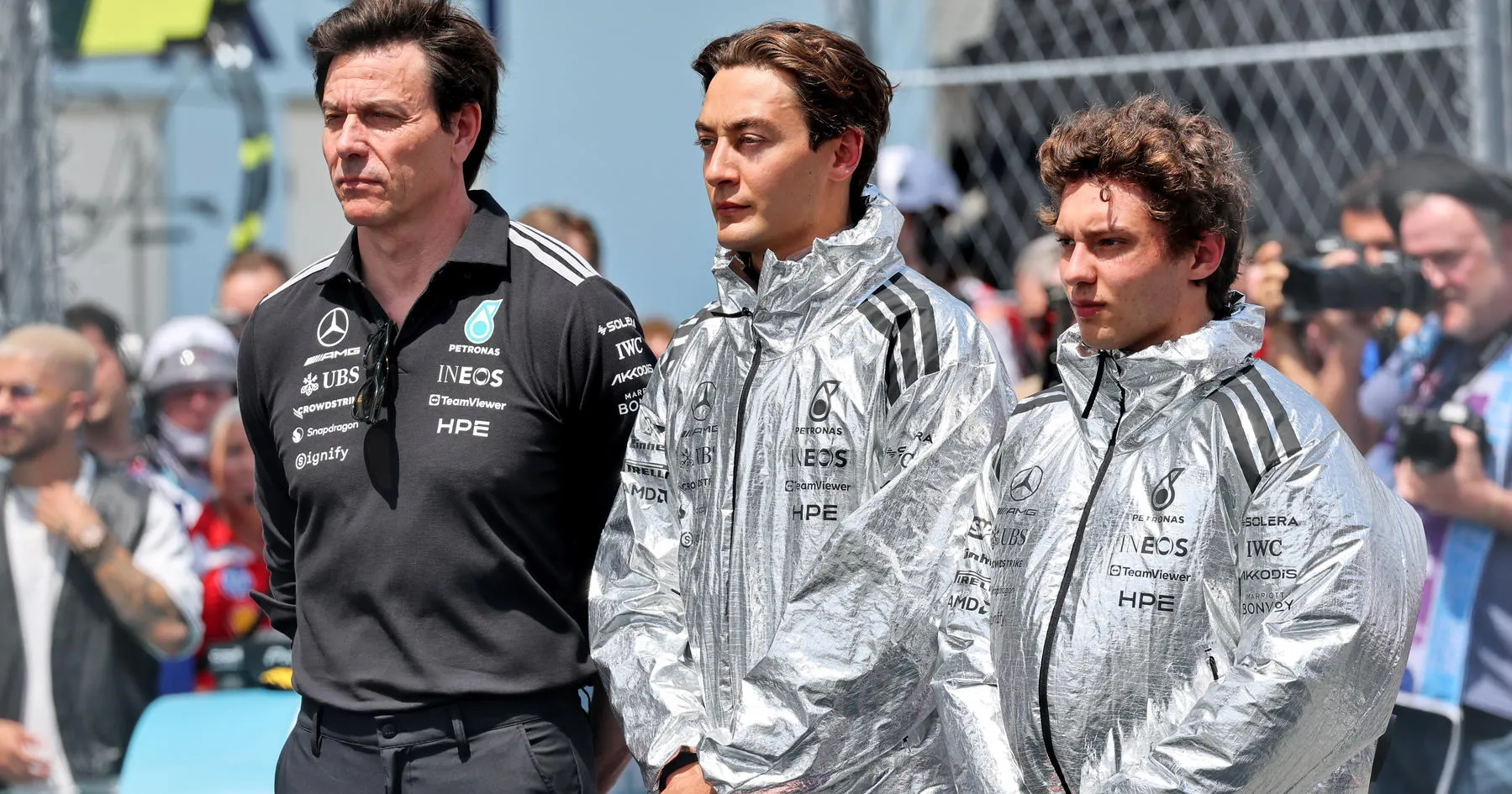 Toto Wolff Gunakan Verstappen Tentukan Aturan Russell-Antonelli - sumber: (racingnews365)