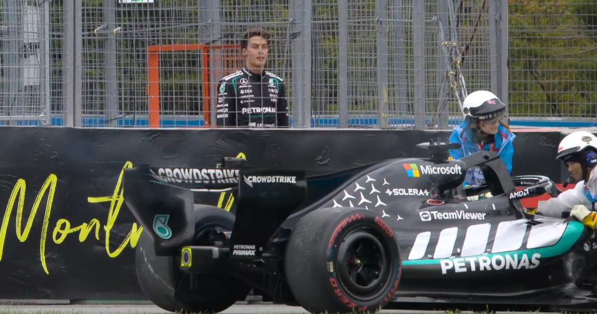 George Russell Bingung Usai Gagal di GP Kanada