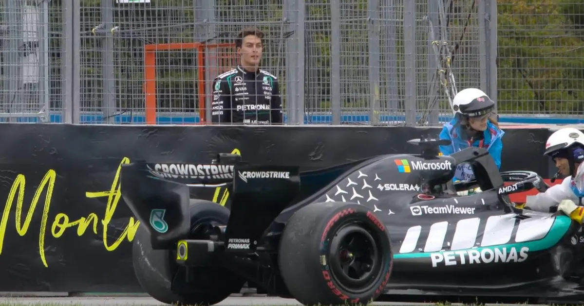 George Russell Bingung Usai Gagal di GP Kanada - sumber: (racingnews365)