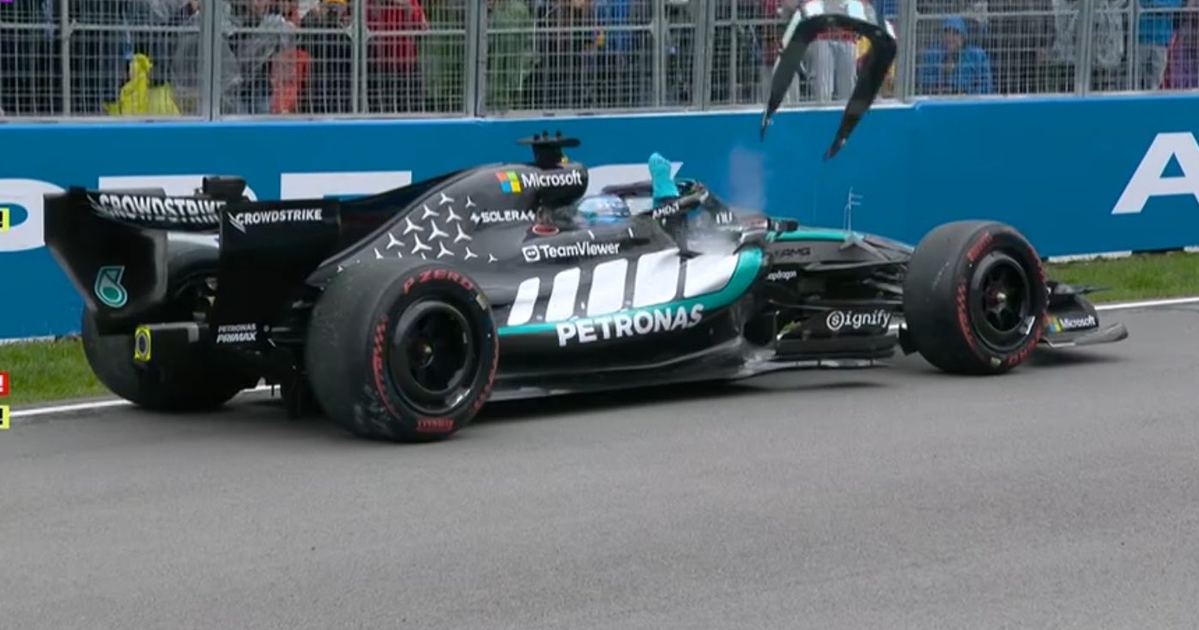 George Russell Marah Usai Gagal di GP Kanada