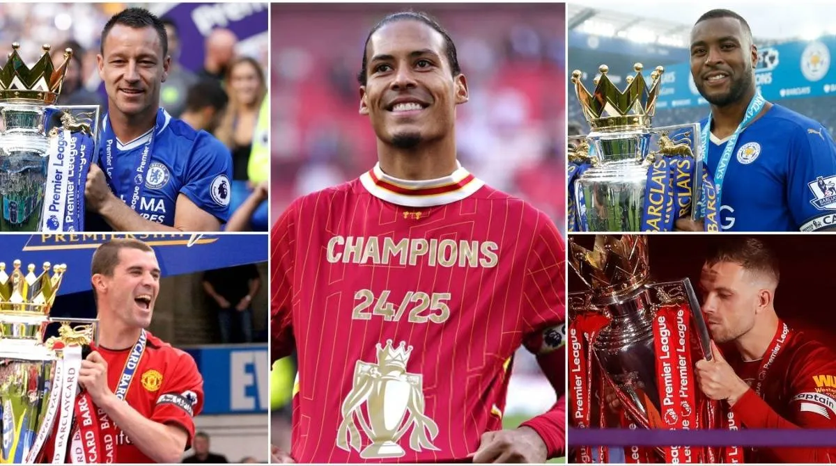 Kualitas Kepemimpinan 19 Kapten Juara Premier League Dinilai Berdasarkan Kemampuan Sepak Bola - sumber: (givemesport)