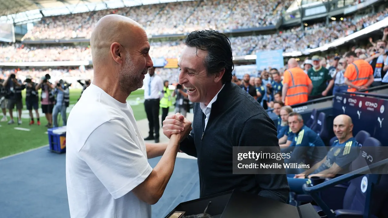 Unai Emery Beri Hadiah Spesial di Laga Perpisahan Pep Guardiola