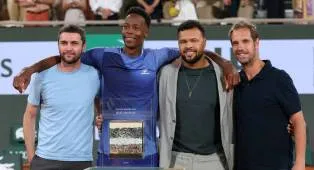 Berpisah Dengan Roland Garros, Gael Monfils Reuni Dengan Rekan Senegara