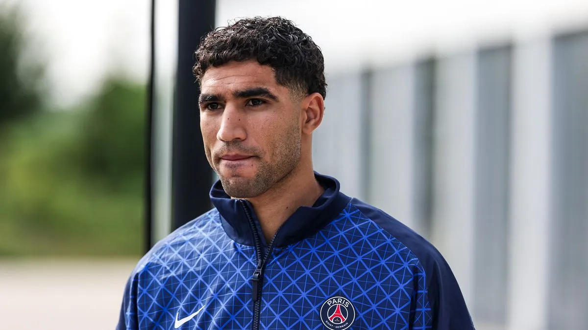 Achraf Hakimi Siap Berlaga di Final UCL lawan Arsenal - sumber: (footballlondon)