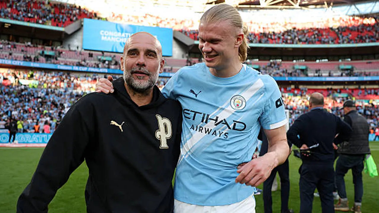 Erling Haaland Kenang Pengaruh Besar Pep Guardiola di Manchester City