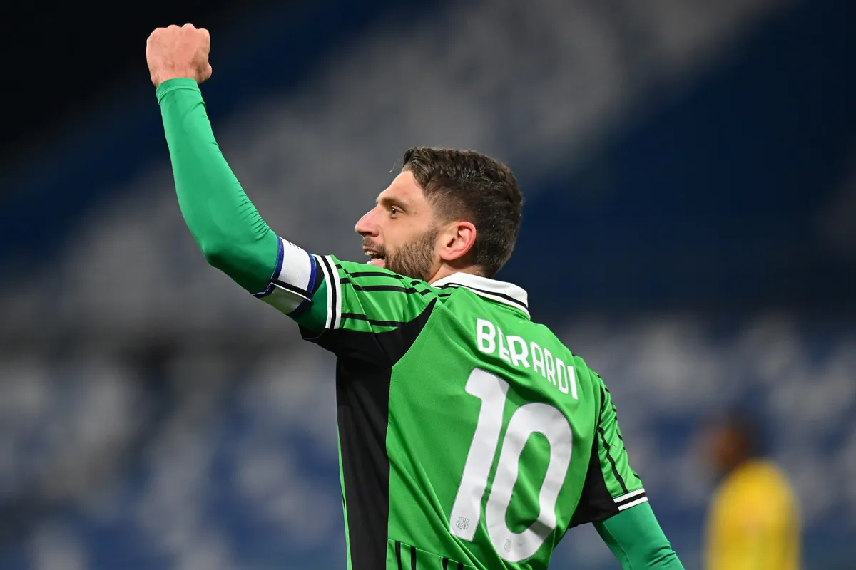 Berardi Nikmati Era De Zerbi, Berambisi Kembali Bela Timnas Italia - sumber: (footballitalia)