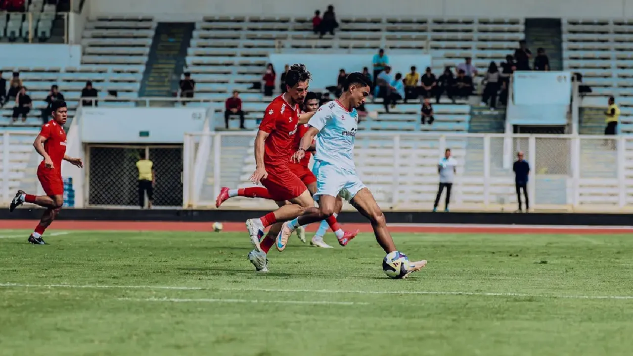 Latihan timnas Indonesia di Bali