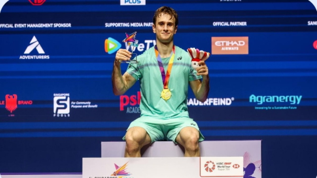 Alex Lanier Pemain Eropa Pertama Menangi Singapore Open
