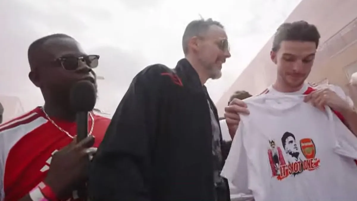 Declan Rice dan Kroenke Tanggapi Insiden Parade Arsenal