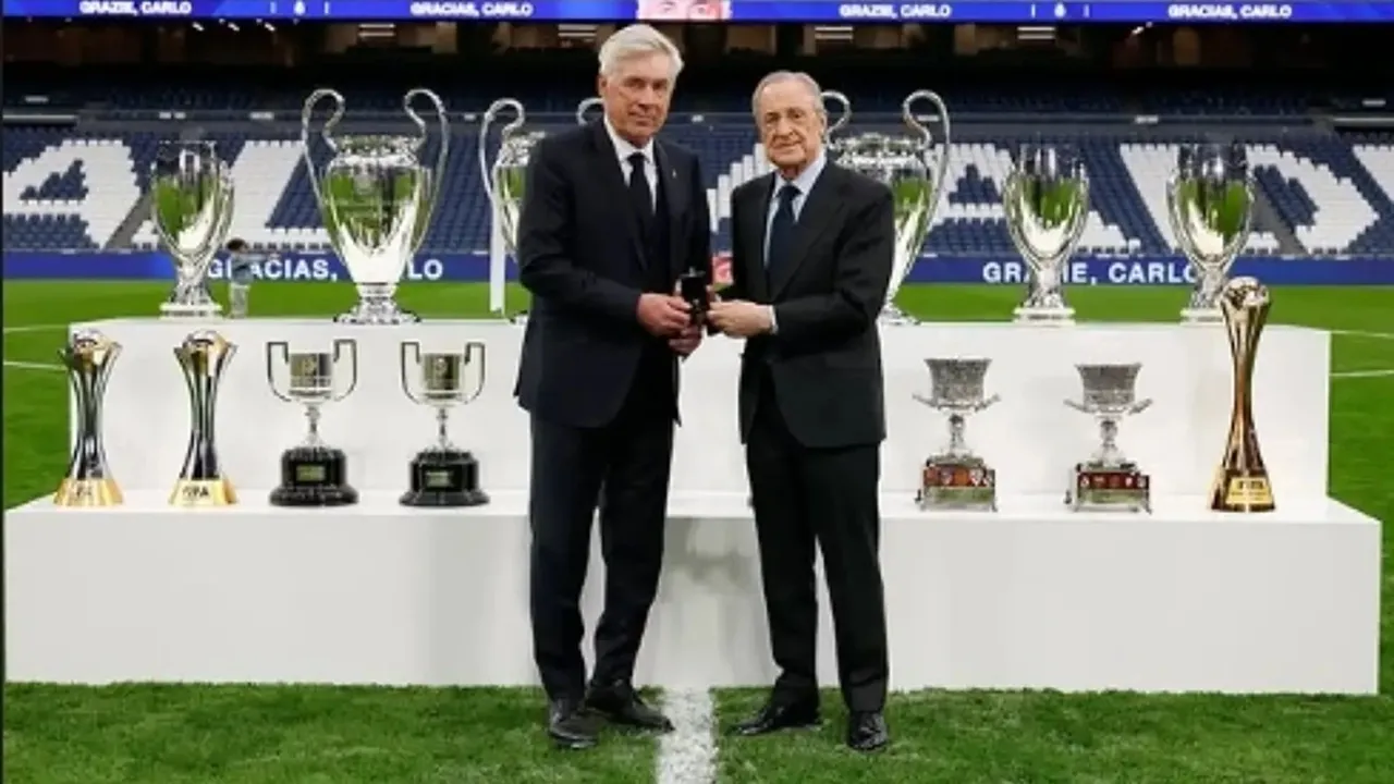 Carlo Ancelotti Beri Kode Dukung Florentino Perez