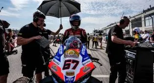 Alberto Surra Bahagia Cetak Hasil Terbaik di WSBK Aragon