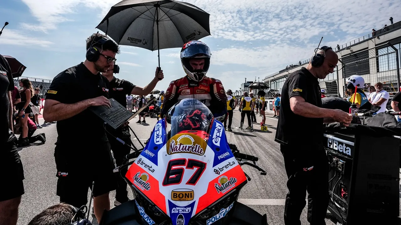Alberto Surra Bahagia Cetak Hasil Terbaik di WSBK Aragon