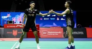 Fajar/Fikri Langsung Tersungkur di Babak Pertama Indonesia Open 2026