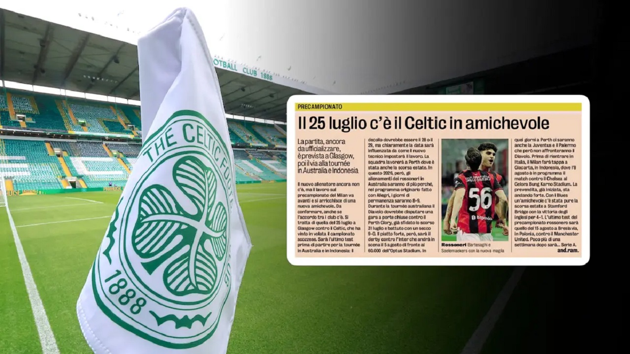Jadwal Pramusim AC Milan: Lawan Celtic, Lanjut Tur Australia-Indonesia