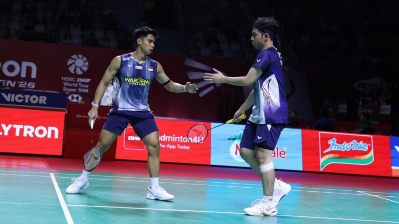 Indonesia Open 2026: Sabar/Reza Kerja Keras Sedari Awal