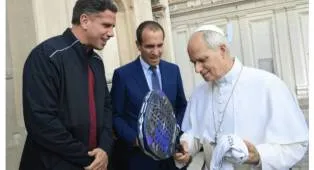 Major Premier Padel Roma: Momen Presiden FIP Disambut Paus Leo XIV