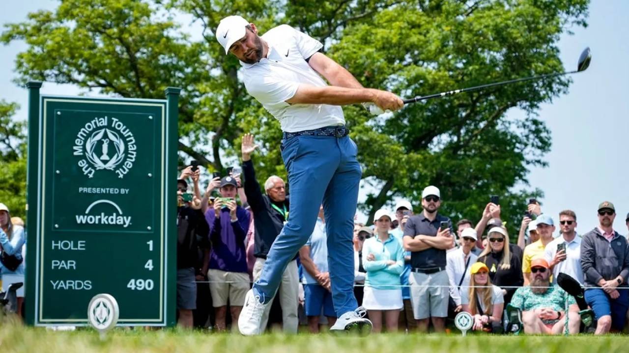 Scottie Scheffler Kejar Rekor Tiger Woods di Memorial Tournament