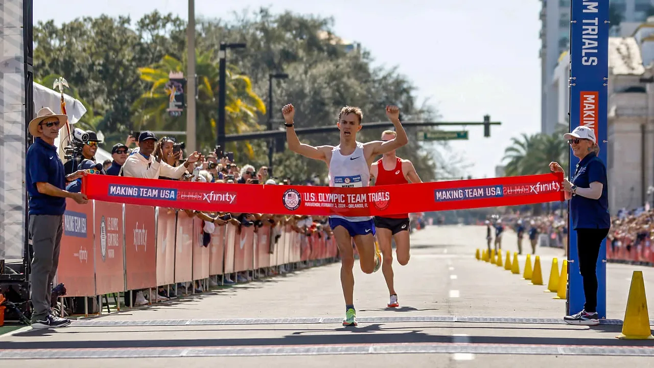 Ajang seleksi marathon ini menjadi even kualifikasi pertama dari seluruh cabang olahraga Amerika Serikat menuju Olimpiade Los Angeles 2028. (Foto: AP)