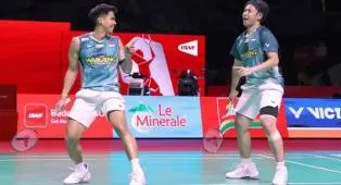 Sikat China, Sabar/Reza Pastikan 1 Tiket Final Indonesia Open 2026