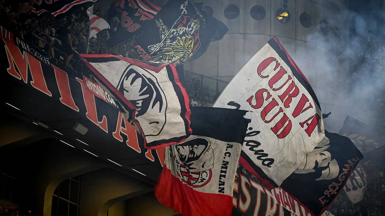 Curva Sud Milano Tempel Ratusan Poster