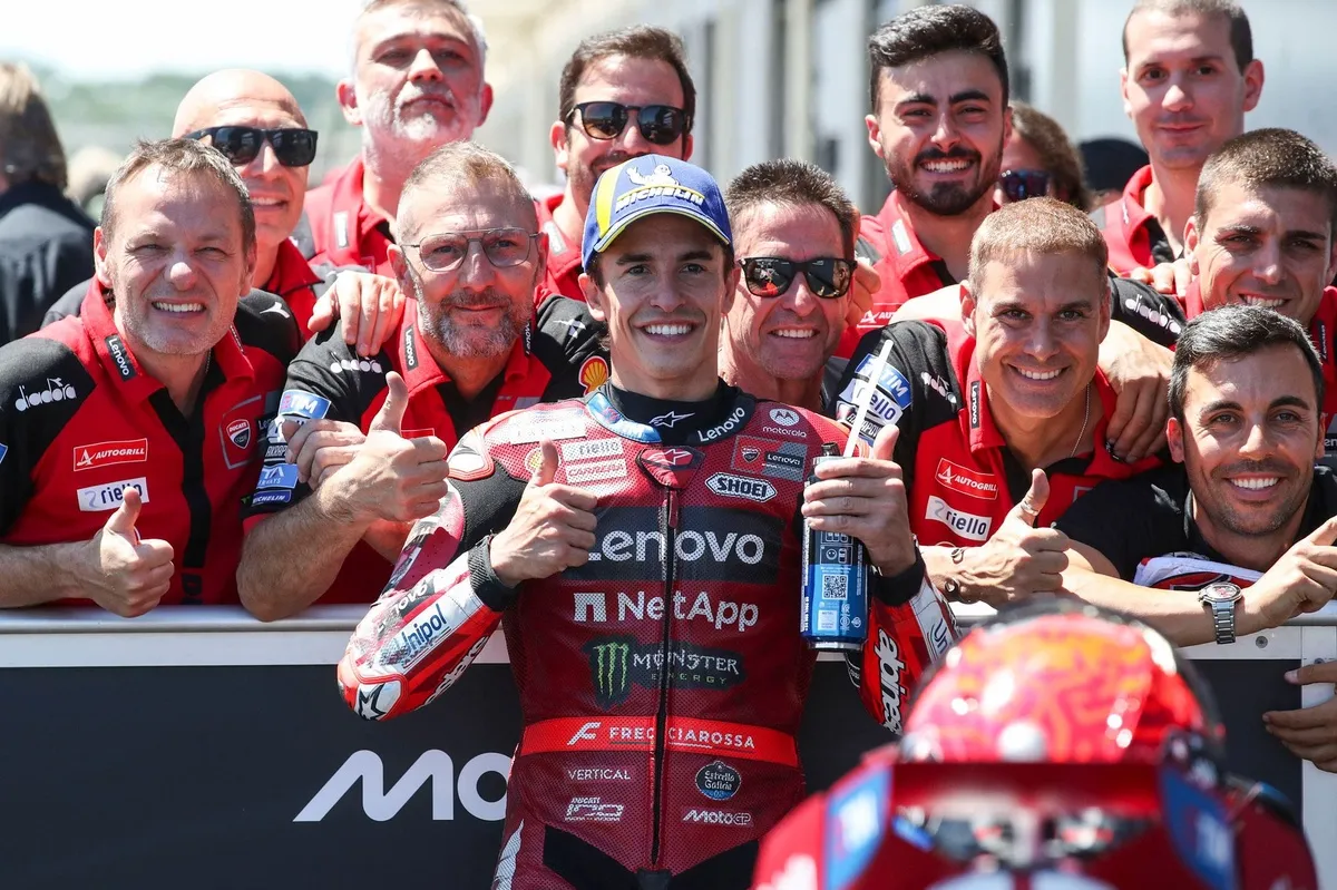Marc Marquez Lebih Kuat dan Menang di Sprint MotoGP Hungaria - sumber: (motorsport)