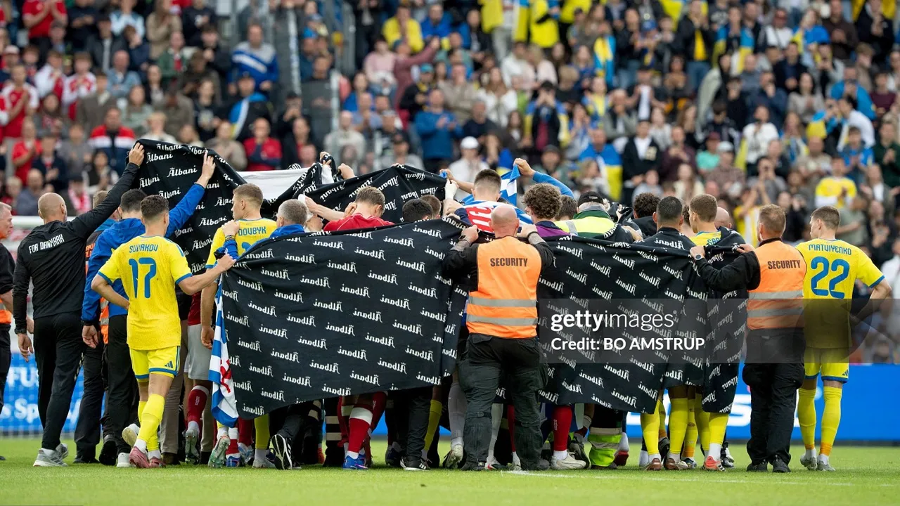 Christian Eriksen membuat laga Denmark vs Ukraina berakhir lebih cepat