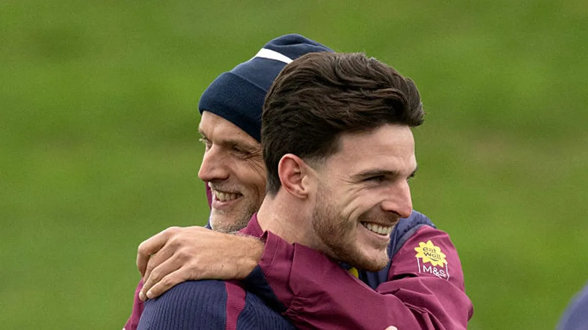 Declan Rice Ditunjuk Wakil Kapten Inggris, Belum Diketahui Rice - sumber: (footballlondon)