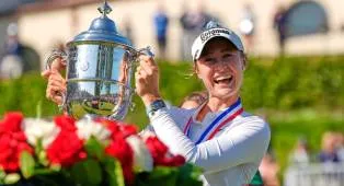 Nelly Korda Amankan Gelar U.S. Women's Open Lewat Finis Menegangkan