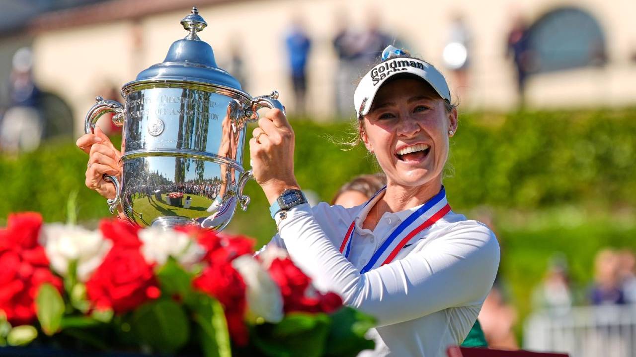 Nelly Korda Amankan Gelar U.S. Women's Open Lewat Finis Menegangkan