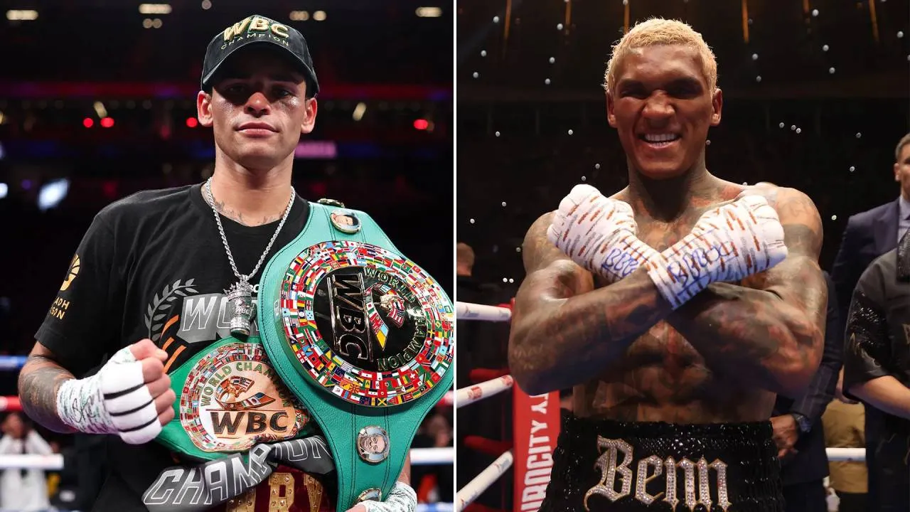 Conor Benn (kanan) dan Ryan Garcia. (Foto: Fight TV)