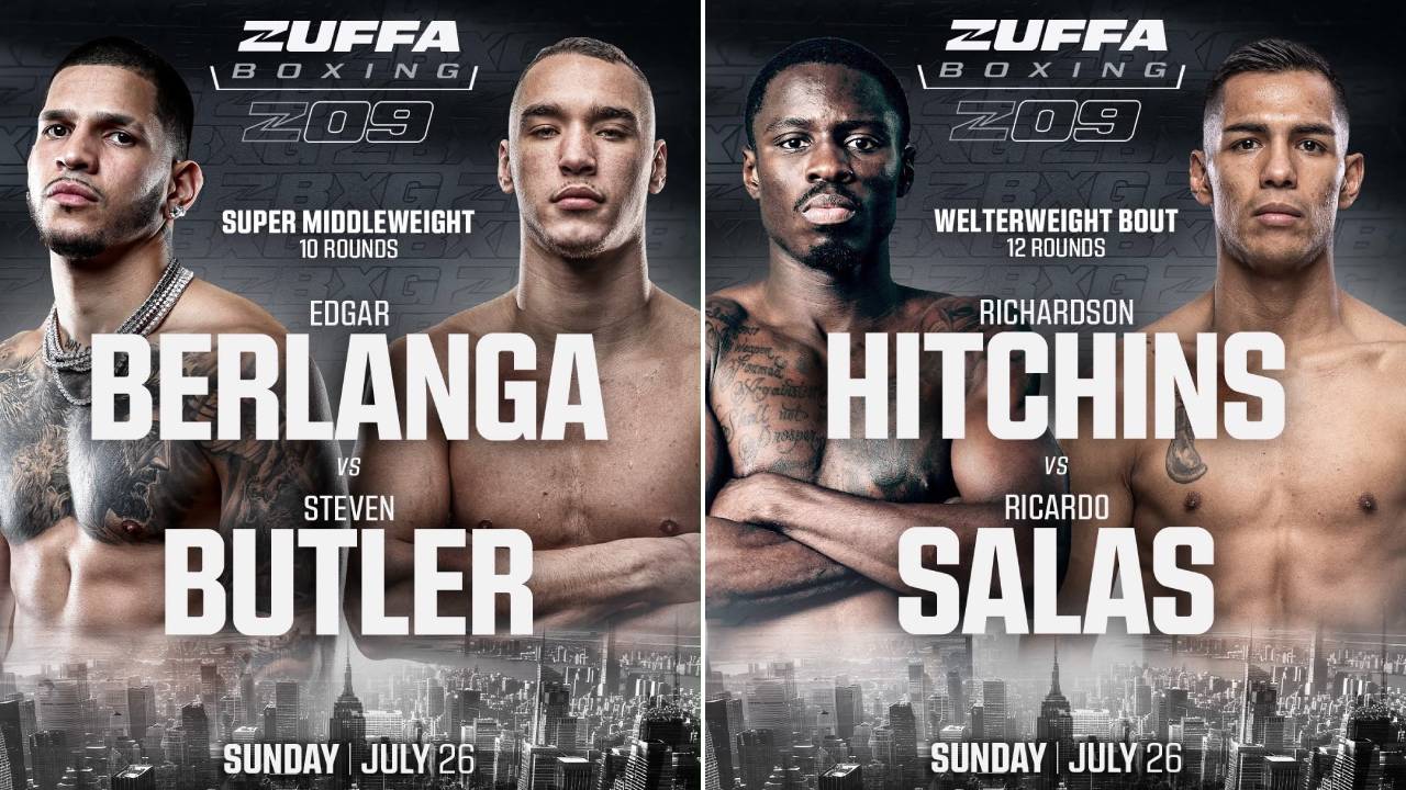 Edgar Berlanga dan Richardson Hitchins Jalani Debut Zuffa Boxing pada Juli