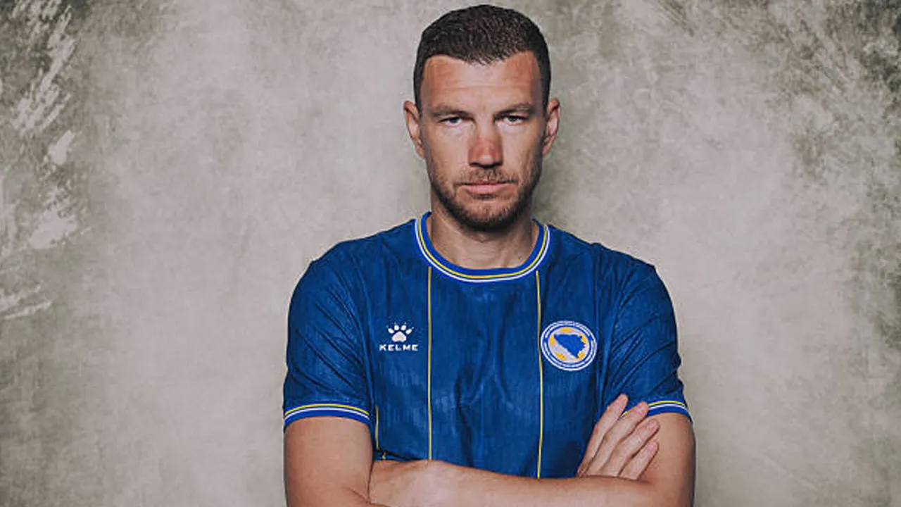 Nikmati Peran Kapten Bosnia, Edin Dzeko Antusias Jalani Tanggung Jawab